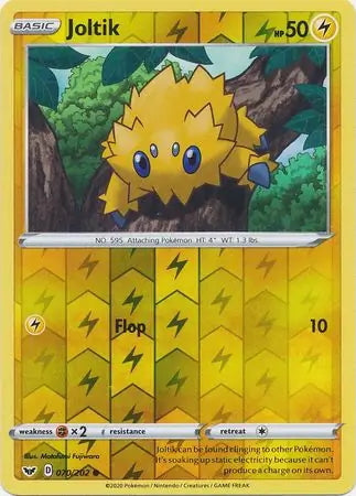 Sword & Shield Joltik #70/202 reverse holo